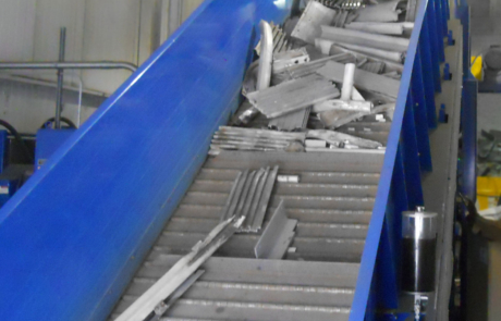 Endura-Veyor Metal Recycling Scrap Metal Infeed Conveyor